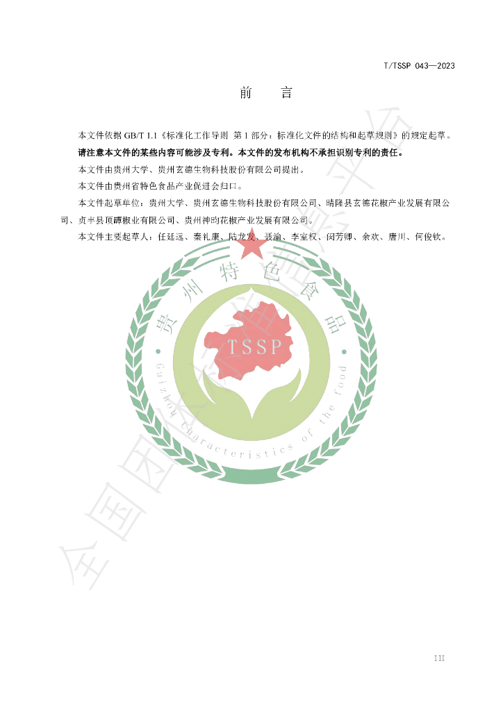 T/TSSP 043-2023 标准预览
