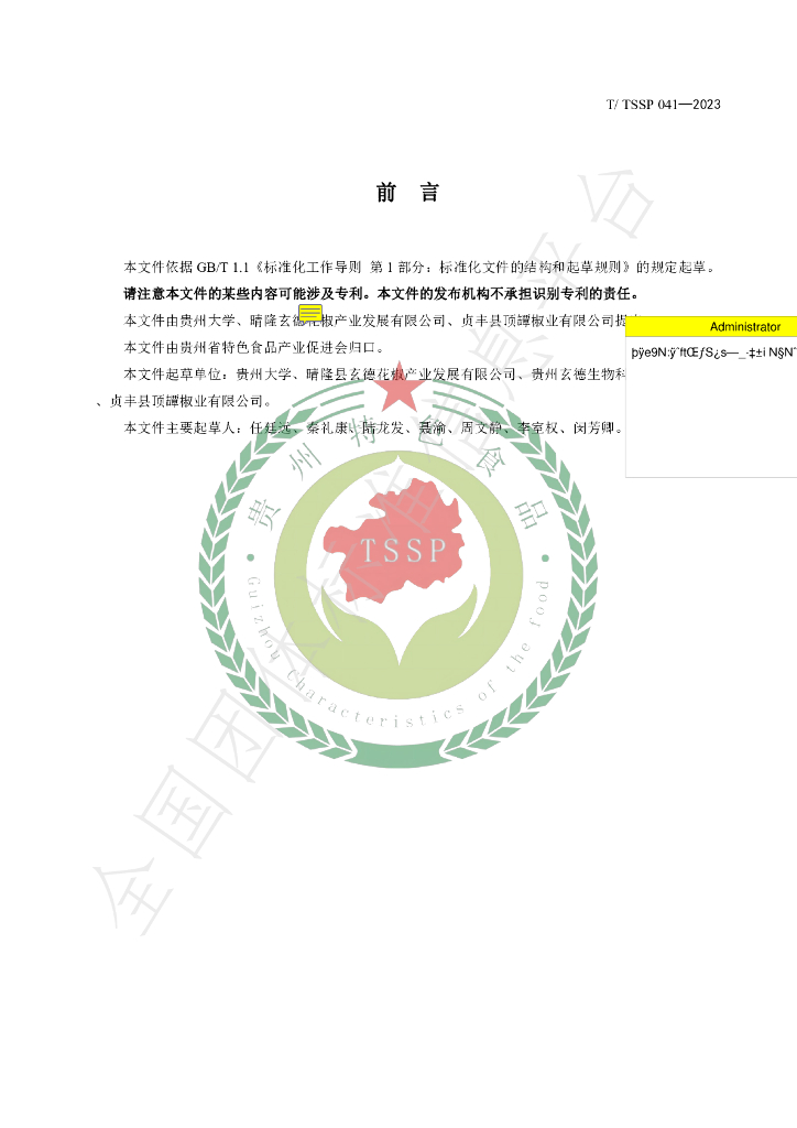 T/TSSP 041-2023 标准预览