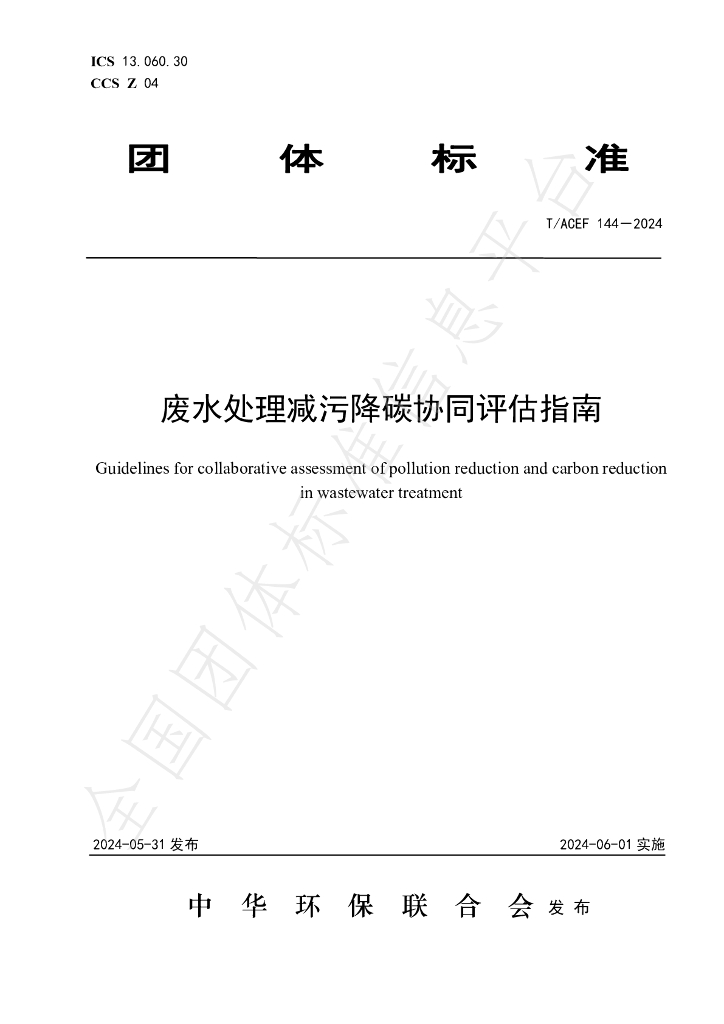 T/ACEF 144-2024 标准预览