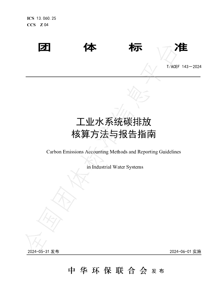 T/ACEF 143-2024 标准预览