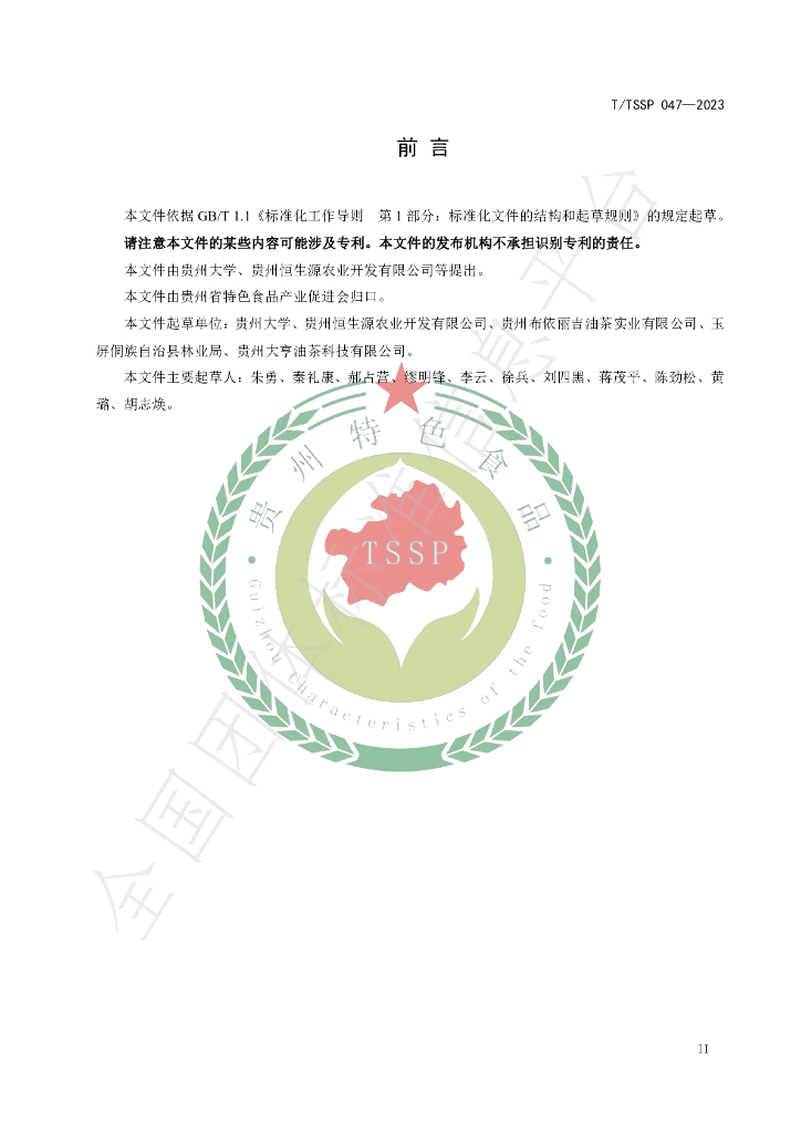 T/TSSP 047-2023 标准预览