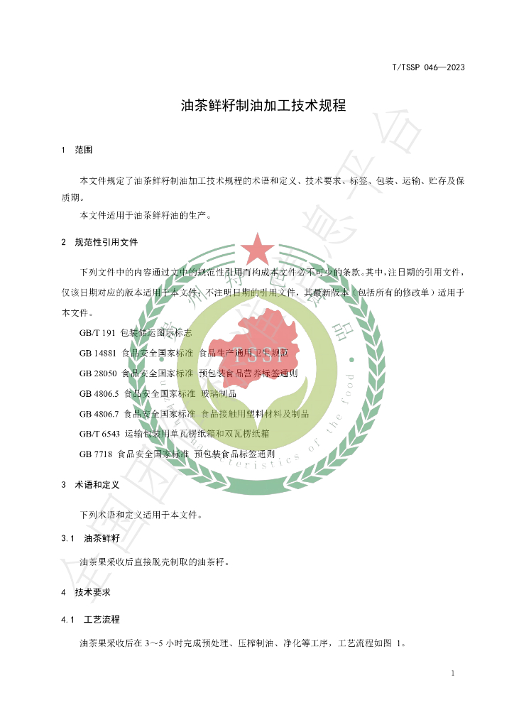 T/TSSP 046-2023 标准预览