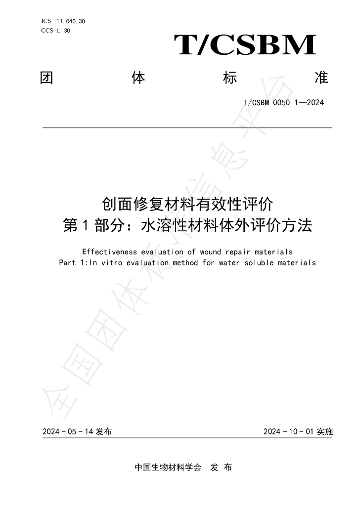 T/CSBM 0050.1-2024 标准预览