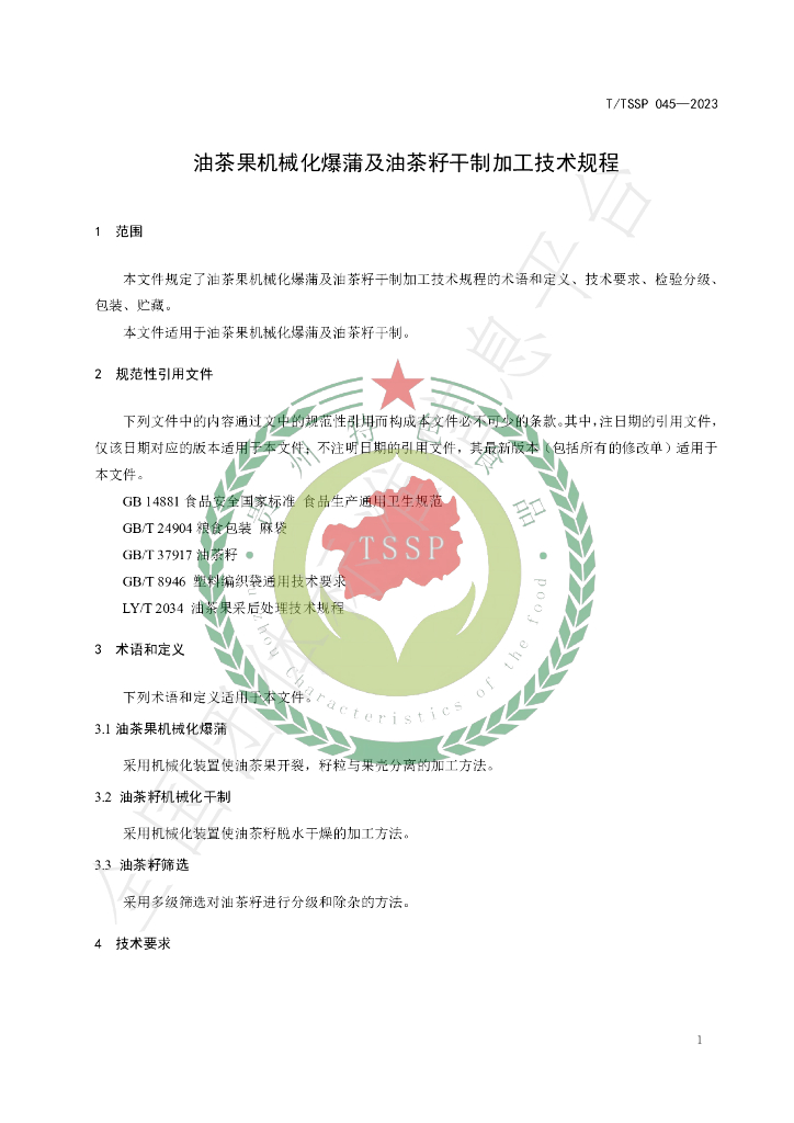 T/TSSP 045-2023 标准预览