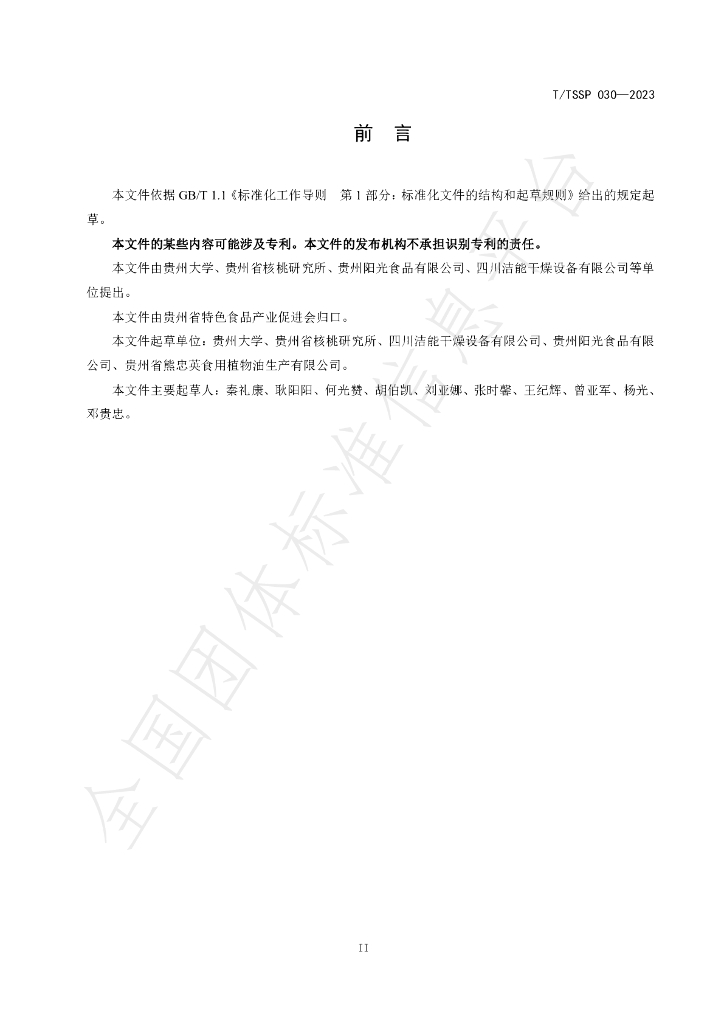 T/TSSP 030-2023 标准预览