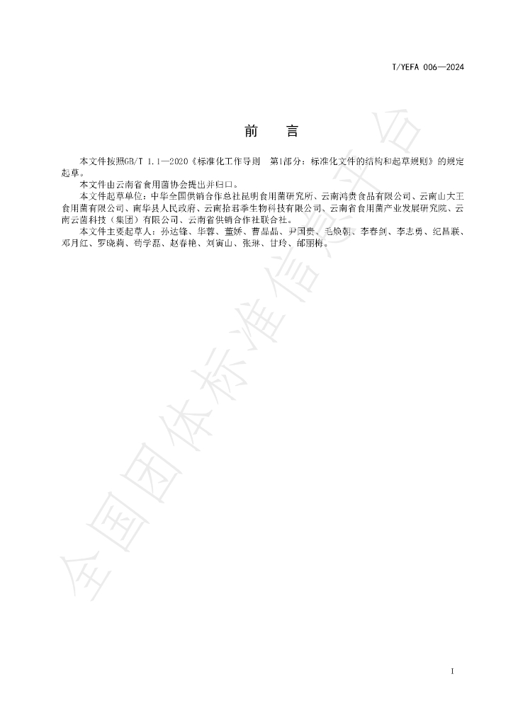 T/YEFA 006-2024 标准预览