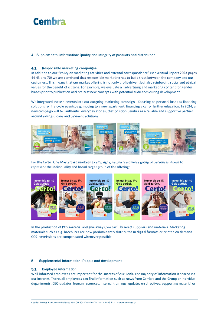 Cembra Money Bank AG 2023年可持续发展报告（英文版）_第3页