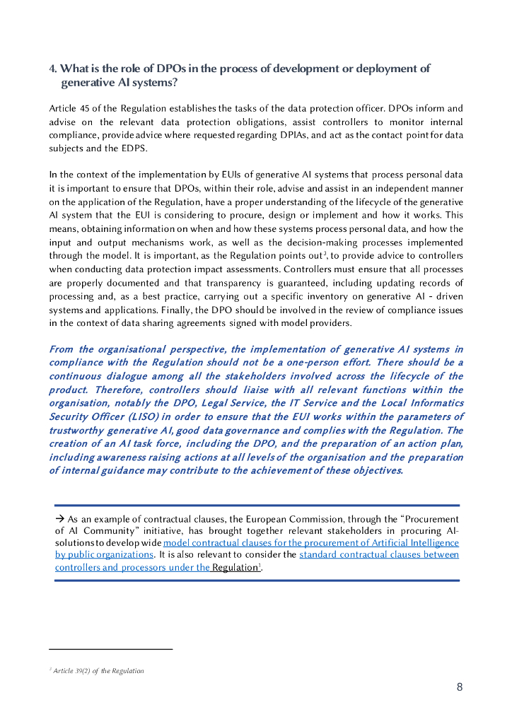 欧盟EDPS：2024首份生成式人工智能数据合规指南报告（英文版）_第9页