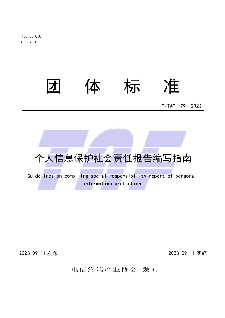 T/TAF 179-2023 标准预览