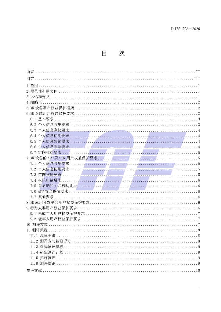 T/TAF 206-2024 标准预览