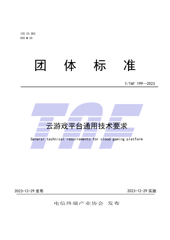 T/TAF 199-2023 标准预览