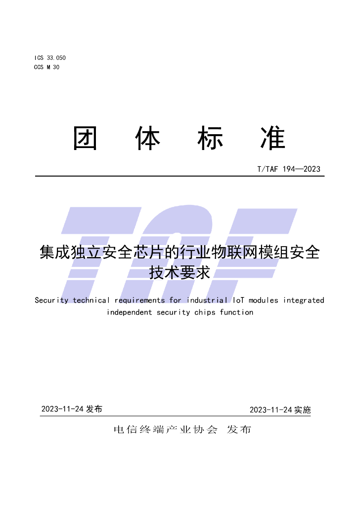 T/TAF 194-2023 标准预览