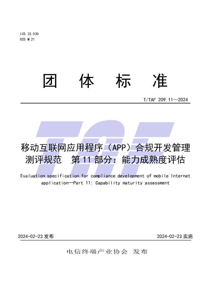 T/TAF 209.11-2024 标准预览