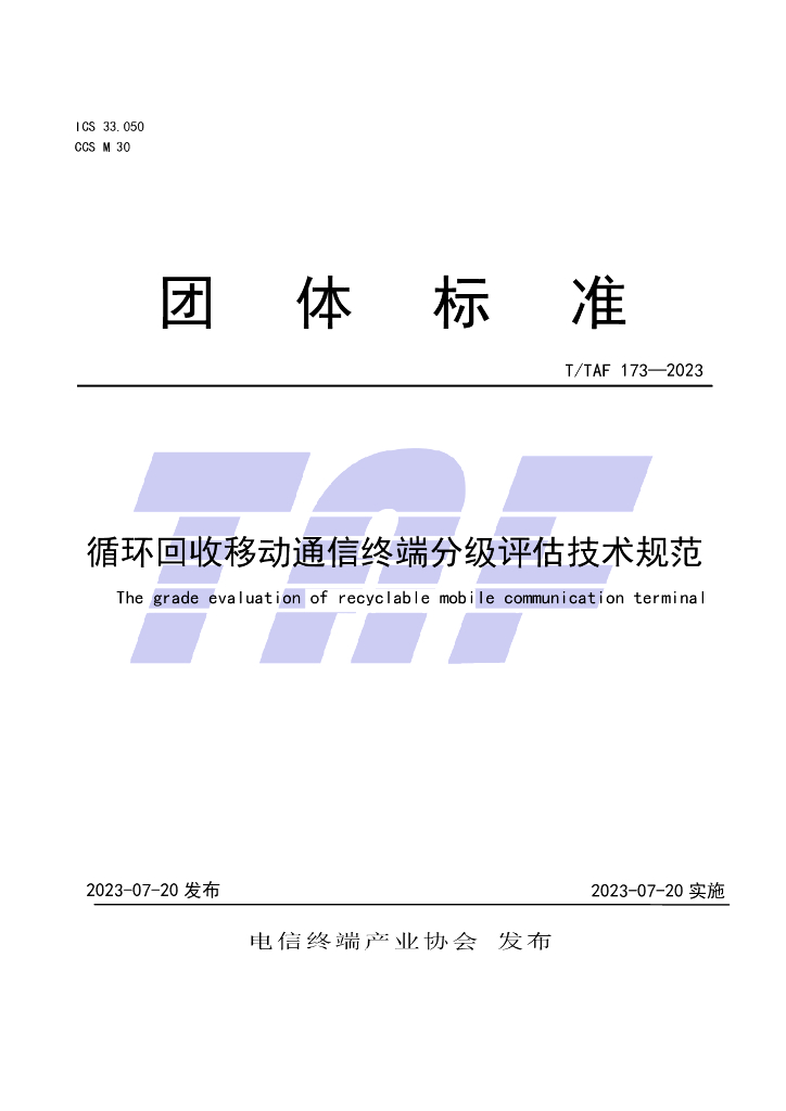 T/TAF 173-2023 标准预览