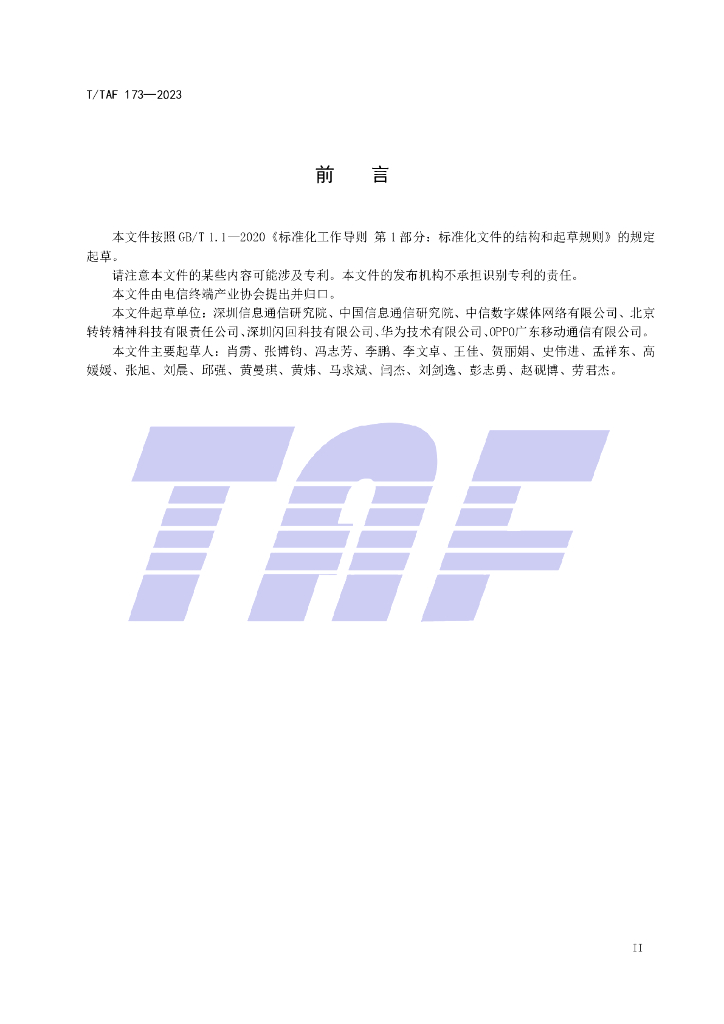 T/TAF 173-2023 标准预览