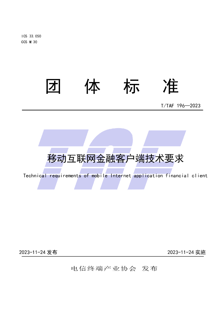 T/TAF 196-2023 标准预览