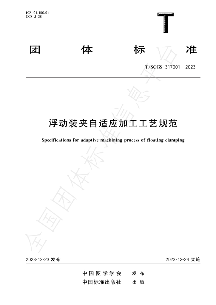 T/SCGS 317001-2023 标准预览