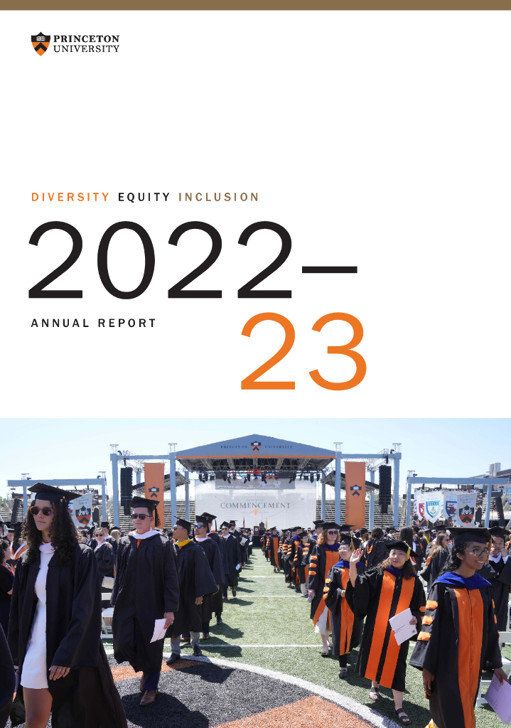 普林斯顿大学：2022-2023年多元、公平与包容报告（英文版）海报