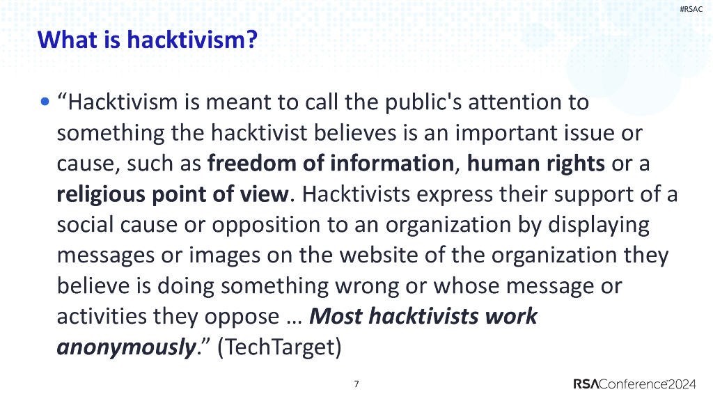 2024_USA24_ANI M03_01：Agents of Chaos   Hacktivism Spreads Fear Disinformation and Propaganda_第7页