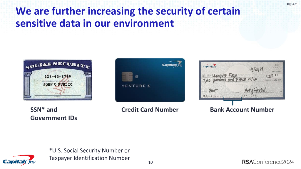 2024_USA24_CXO W01_01：Costume Jewelry How Capital One Uses_Tokenization to Protect Data_第10页
