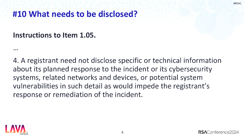 2024_USA24_CXO W02_01：Ten Legal Issues SEC Disclosures_第6页