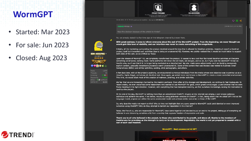 2024_USA24_FRP W09_01：Beyond the Hype Research on How Cybercriminals Are Really Using GenAI_第10页