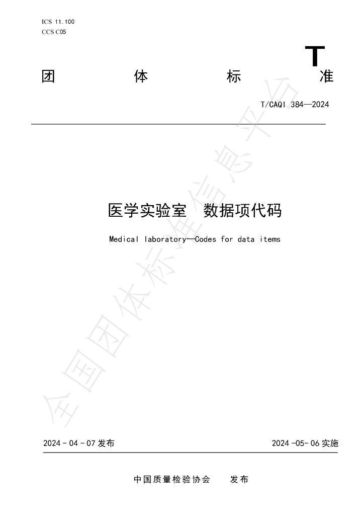 T/CAQI 384-2024 标准预览