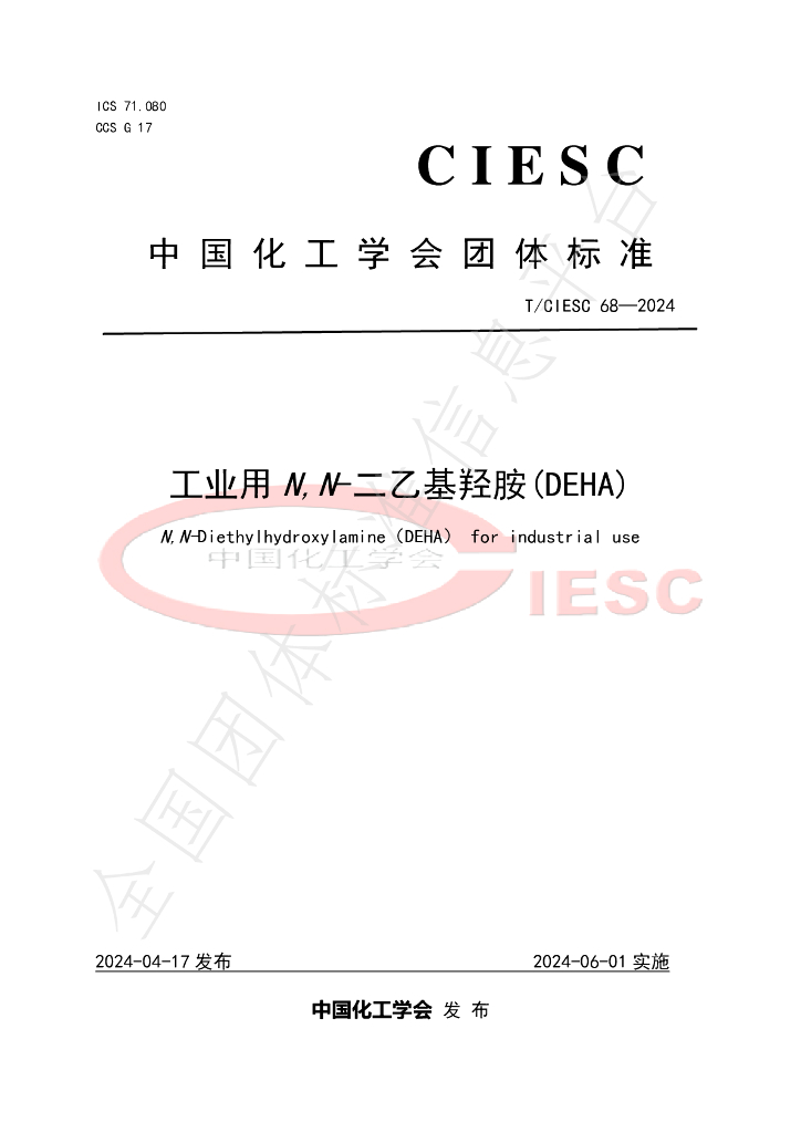 T/CIESC 68-2024 标准预览