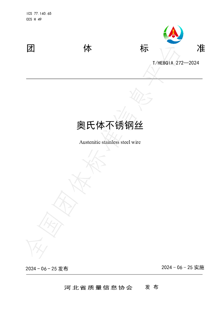 T/HEBQIA 272-2024 标准预览