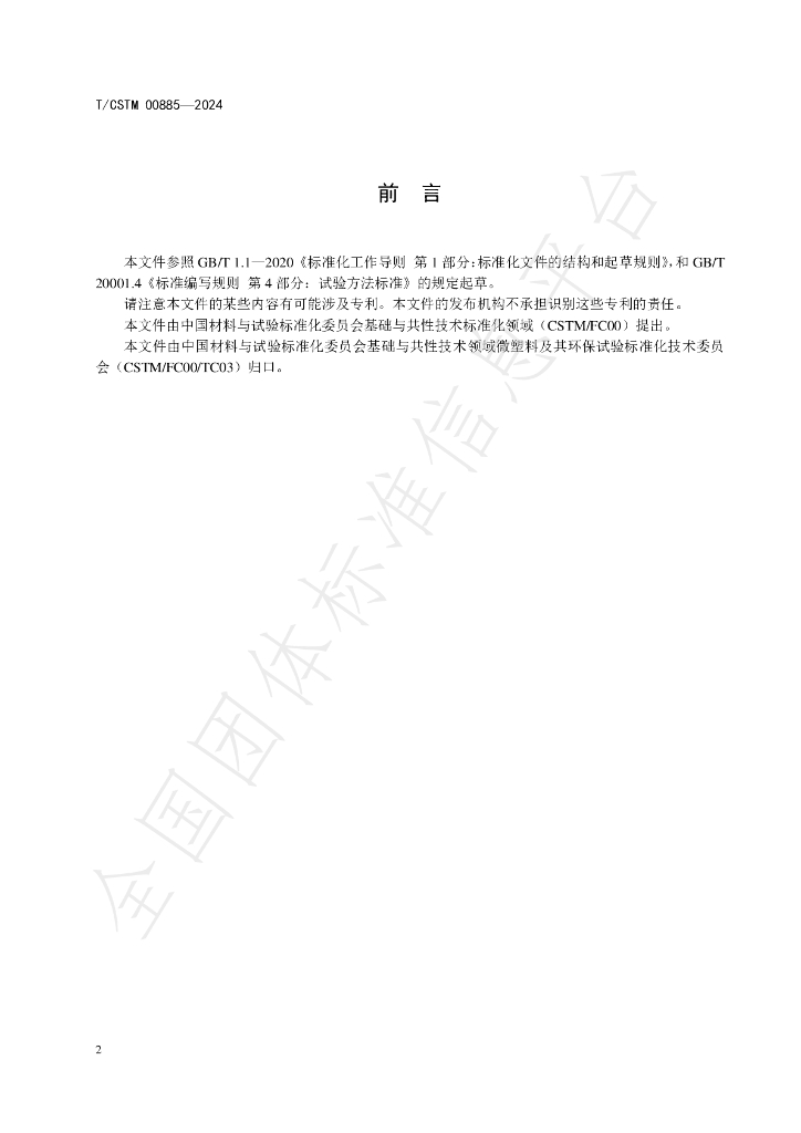 T/CSTM 00885-2024 标准预览
