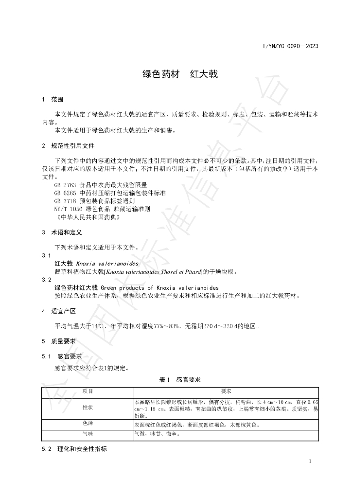 T/YNZYC 0090-2023 标准预览