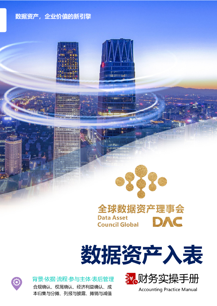 全球数据资产理事会：数据资产入表财务实操手册