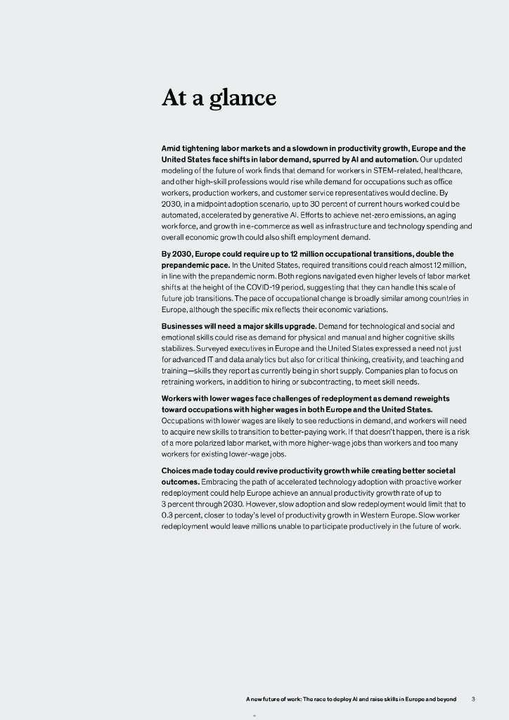 麦肯锡：2024工作的全新未来报告：人工智能部署与技能提升的竞赛（英文版）_第5页