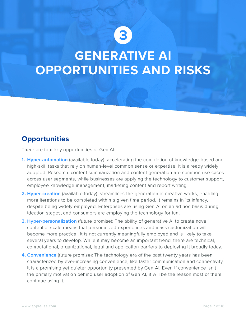 Applause：2024测试生成式人工智能：降低风险和最大化机会报告（英文版）_第7页