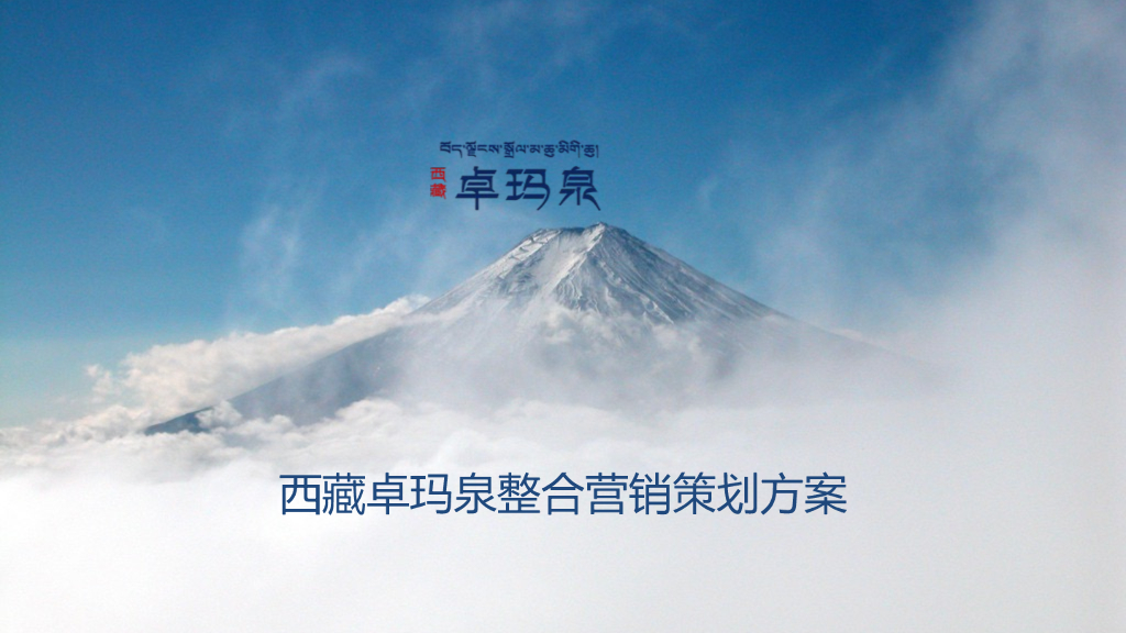西藏卓玛泉整合营销策划方案