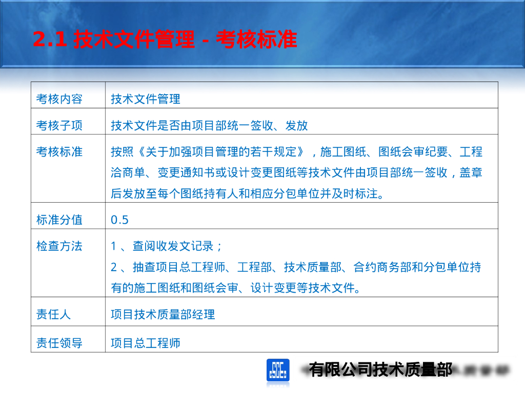 大型项目管理考核标准（技术质量版块）培训_第8页