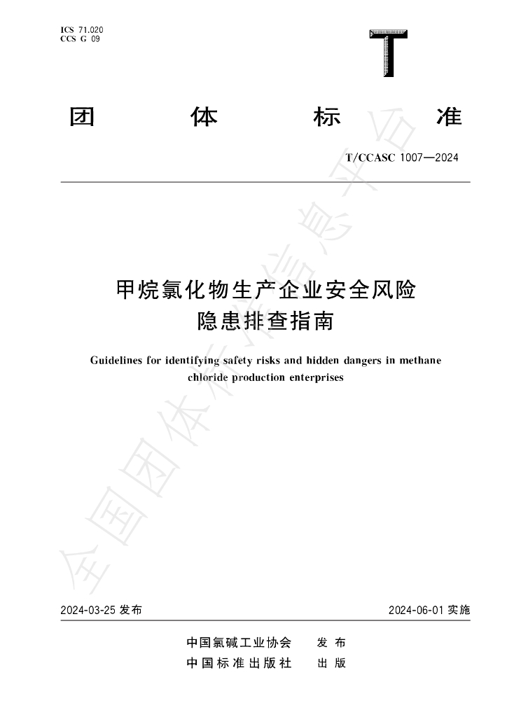 T/CCASC 1007-2024 标准预览