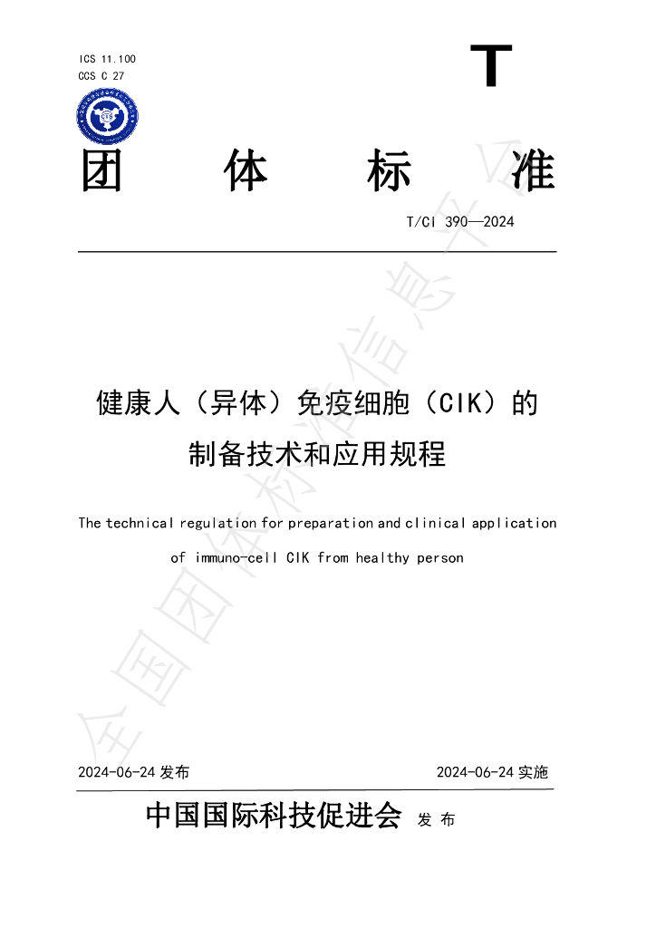 T/CI 390-2024 标准预览