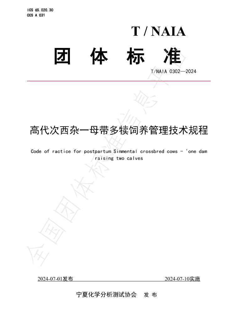 T/NAIA 0302-2024 标准预览