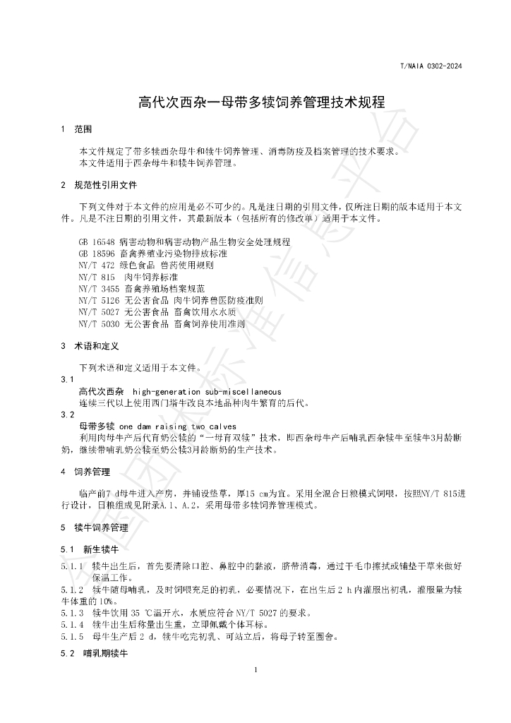 T/NAIA 0302-2024 标准预览