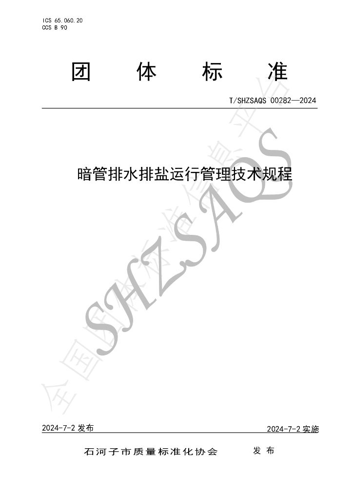 T/SHZSAQS 00282-2024 标准预览