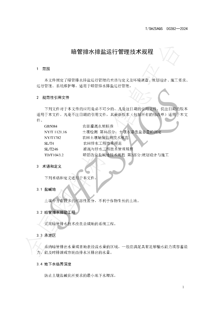 T/SHZSAQS 00282-2024 标准预览