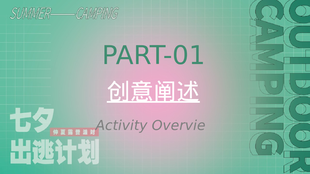 文旅七夕出逃计划仲夏露营派对活动策划方案_第5页