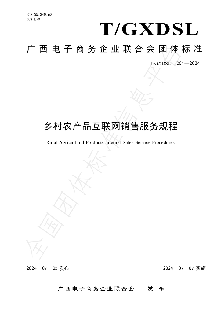 T/GXDSL 001-2024 标准预览