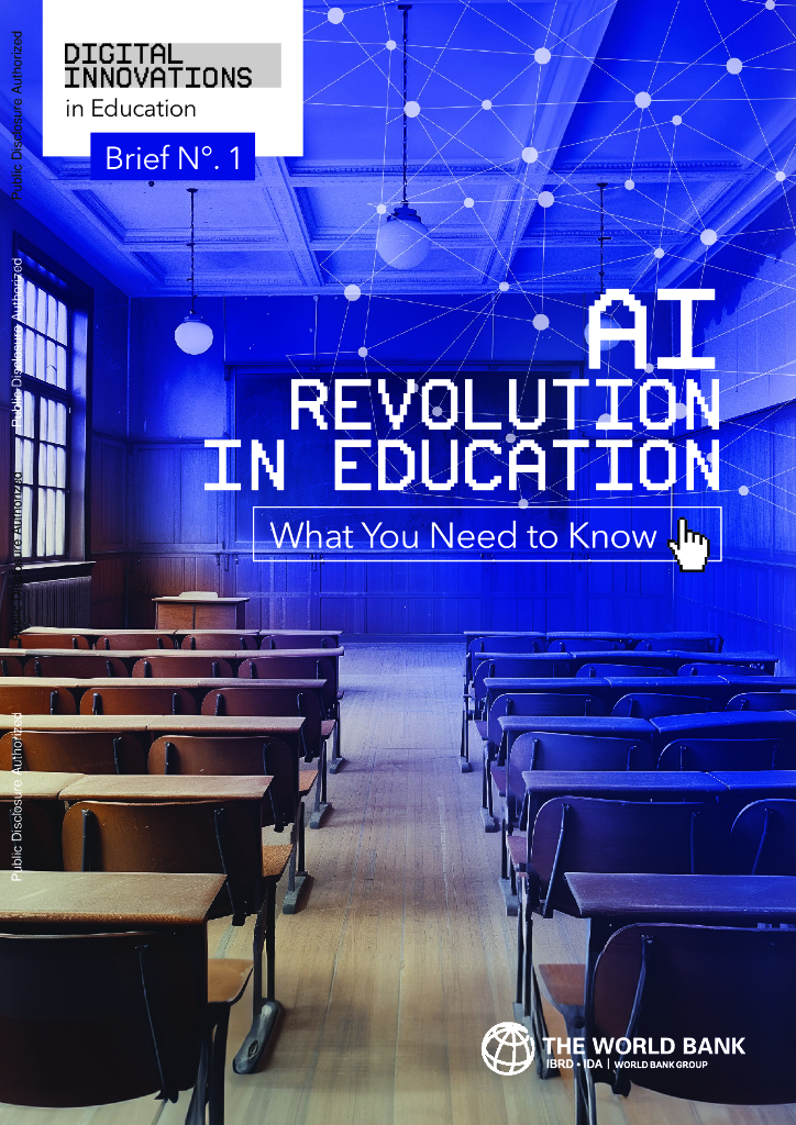 世界银行：2024教育中的<em>人工智能</em>革命报告：你需要知道的（英文版） 海报