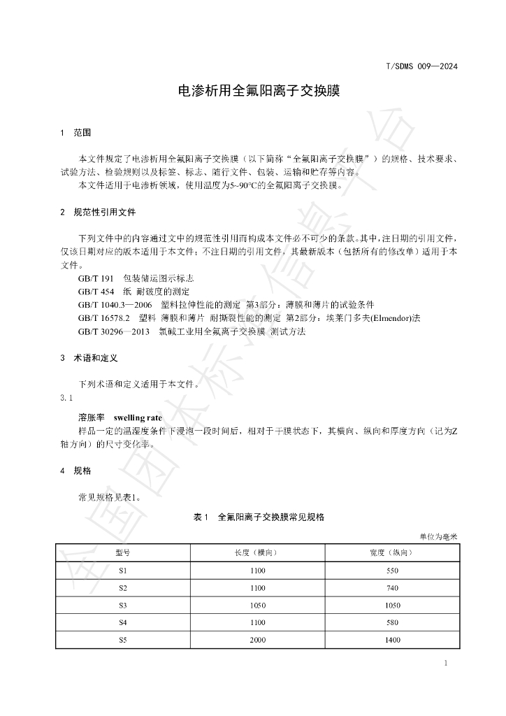 T/SDMS 009-2024 标准预览