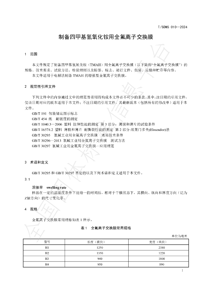 T/SDMS 010-2024 标准预览