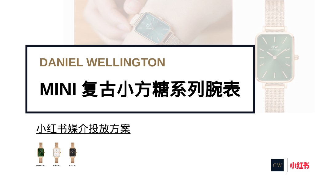 时尚腕表品牌小红书媒介方案