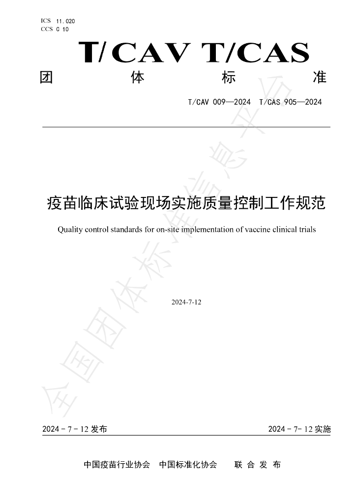 T/CAV 009-2024 标准预览