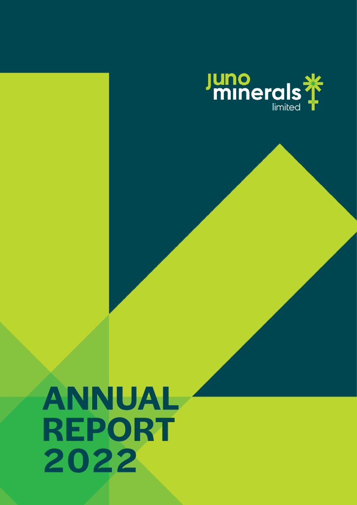 Juno Minerals Limited（JNO）2022财年年度报告（英文版）